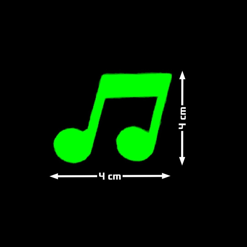 استیکر کلید و پریز مدل شب نما طرح نوت  بسته 3 عددی