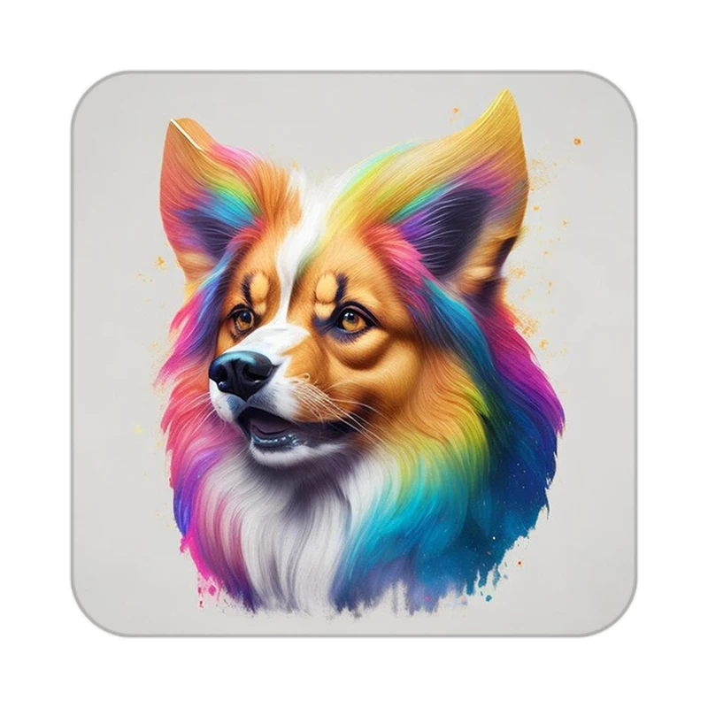 زیر لیوانی کاکتی طرح حیوانات رنگی مدل mp27022