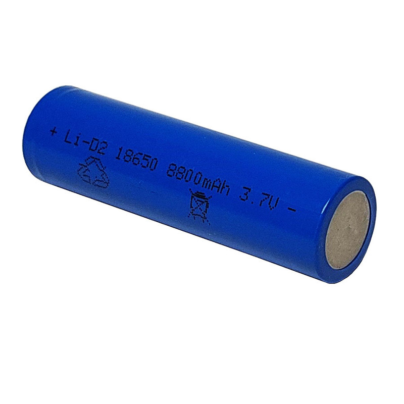 باتری لیتیوم یون قابل شارژ کد D2-18650 ظرفیت 8800 میلی آمپر ساعت