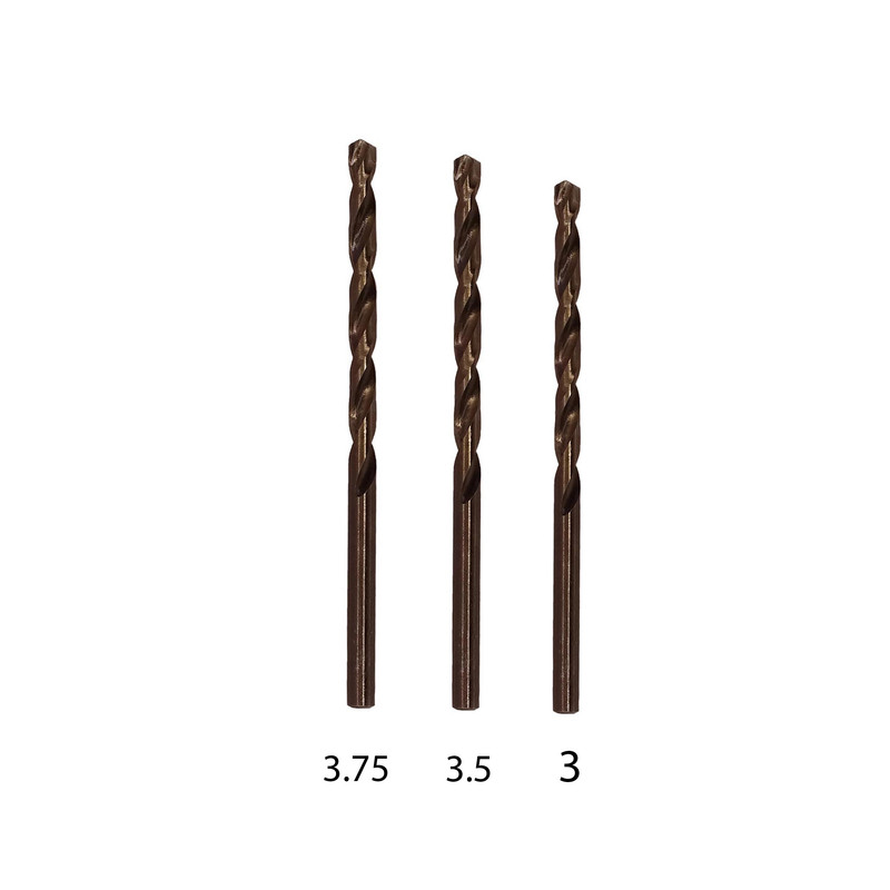 مته فلز آر ام زد مدل MMA-3/3.75RMZD مجموعه 3 عددی