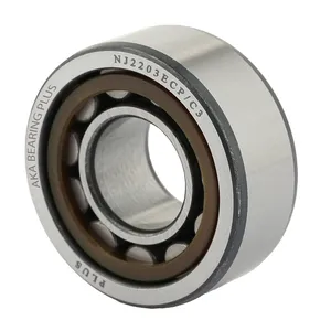 رولبرینگ گیربکس آکا بلبرینگ پلاس مدل NJ2203 ECP قطر 40 میلیمتر مناسب برای پژو روآ