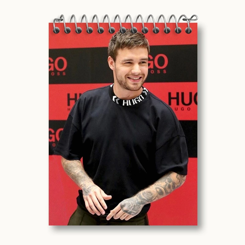 دفتر یادداشت 50 برگ خندالو مدل لیام پین گروه موسیقی وان دایرکشن One Direction کد 18895