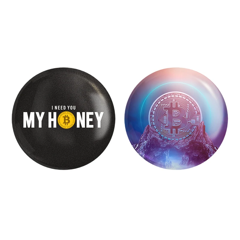 مگنت خندالو طرح ارز دیجیتال بیت کوین Bitcoin کد 1089410896 مجموعه 2 عددی