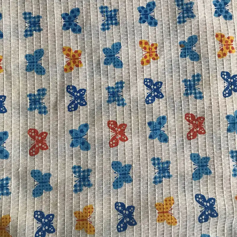 پارچه آشپزخانه مدل پروانه های رنگی کد 2A