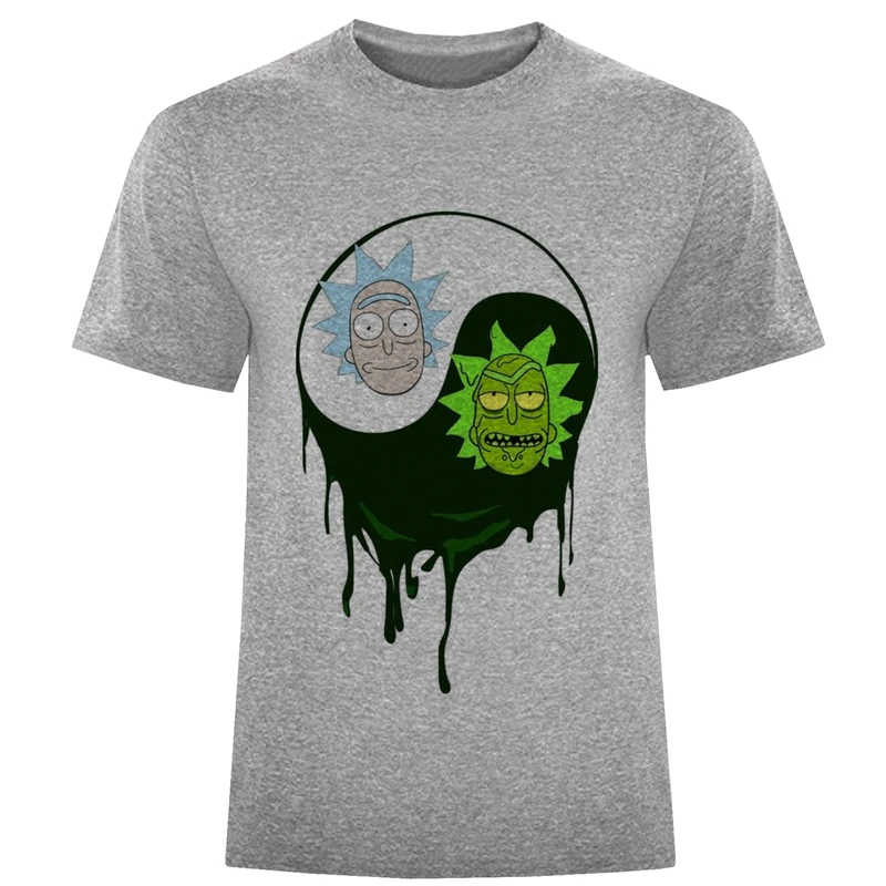 تیشرت آستین کوتاه مردانه مدل ریک و مورتی F777