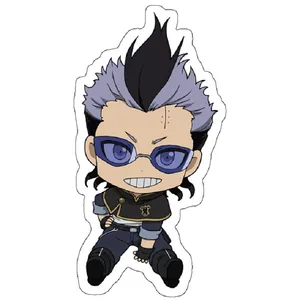 استیکر لپ تاپ مدل Chibi Black Clover Magna