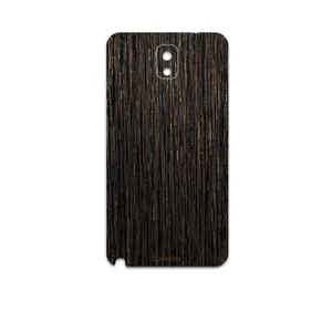MAHOOT Dark-Gold-Stripes-Wood Cover Sticker for Samsung Galaxy Note 3