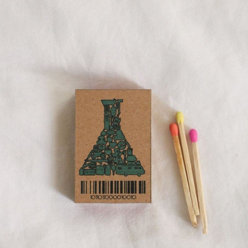 کبریت مدل B612 طرح بریکینگ بد کد B612 - 104