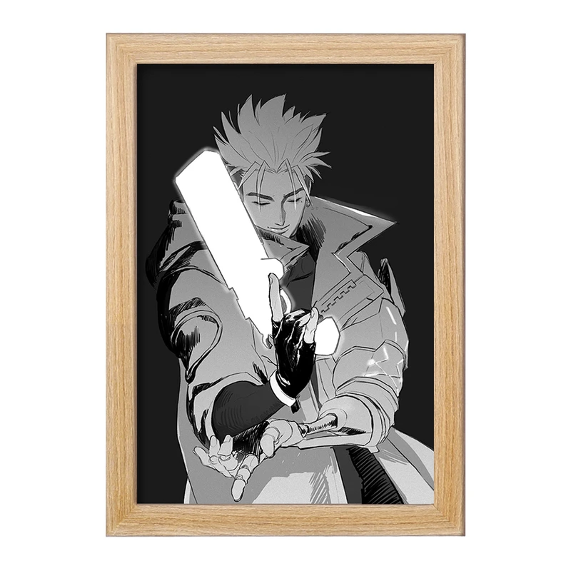 تابلو خندالو مدل وش انیمه تریگان کد 36231