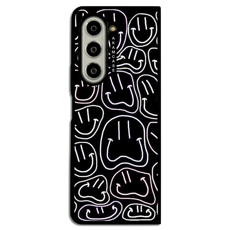 کاور آکام مدل AMCWSGZFOLD5-HAPPY FACE4 مناسب برای گوشی موبایل سامسونگ Galaxy Z Fold 5