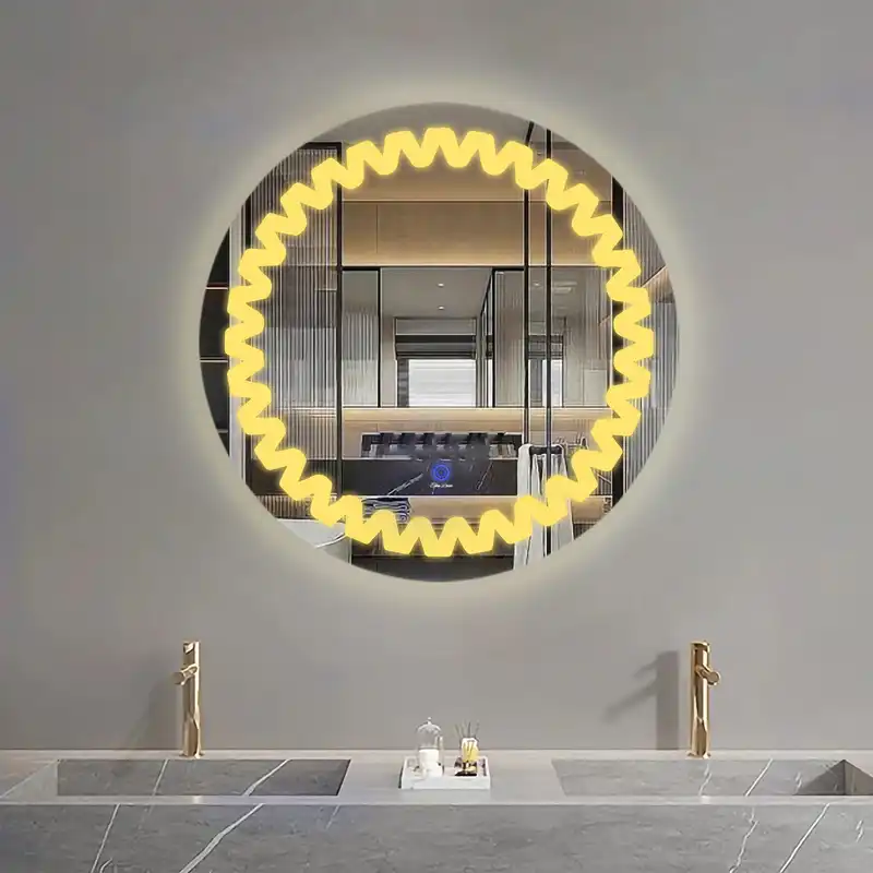 آینه سرویس بهداشتی تارا دکور طرح لمسی کد tc199-50