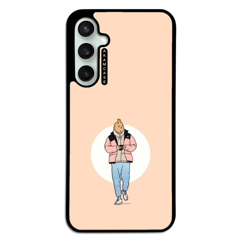 کاور آکام مدل AMC-WSGS23FE-TINTIN-11 مناسب برای گوشی موبایل سامسونگ Galaxy S23 FE