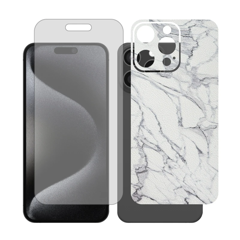 محافظ صفحه نمایش شفاف گلس مدل Together مناسب برای گوشی موبایل اپل iPhone 15 Pro Max به همراه برچسب پوششی پشت گوشی