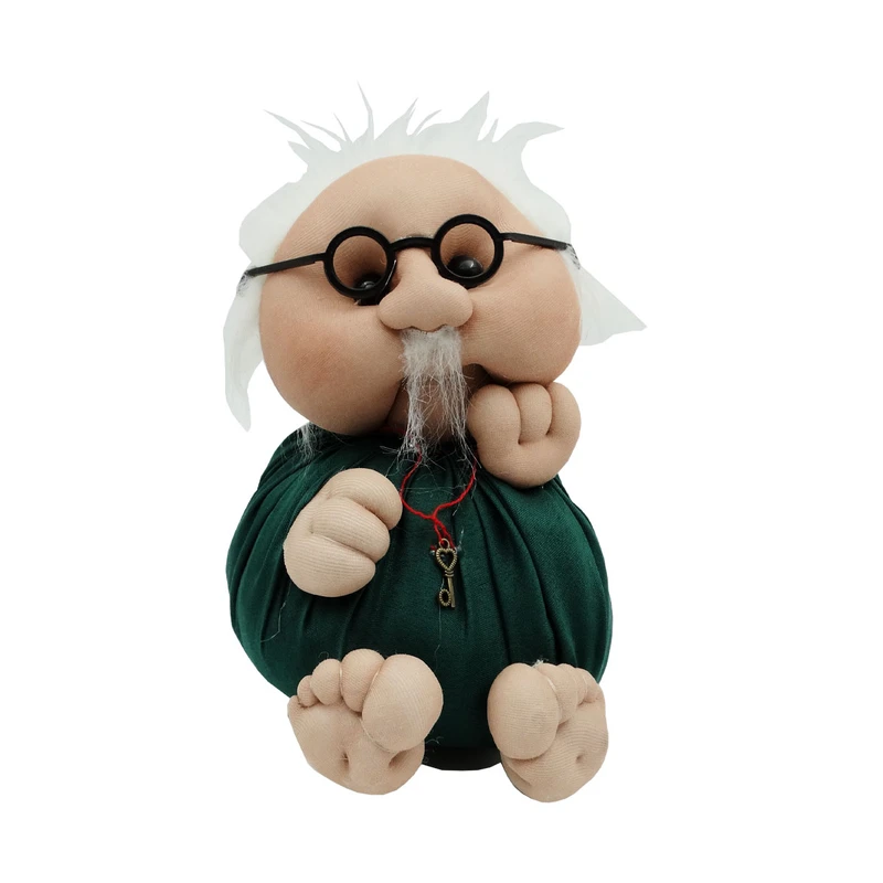 عروسک مدل بابا بزرگ مهربان کد ABM01 ارتفاع 20 سانتی متر