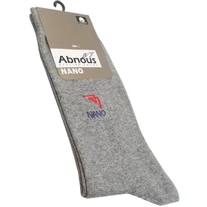 جوراب ساق بلند مردانه مدل دیلی نخ پنبه ای نانو کد T13