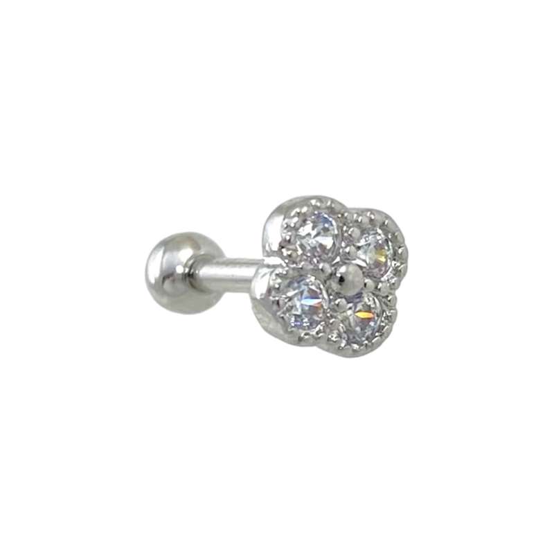 پیرسینگ گوش زنانه مدل گل کد P4422