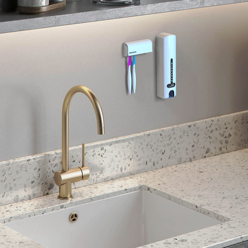 دستگاه خمیردندان اسپادانا کد ۲۰۲۰به همراه جا مسواکی