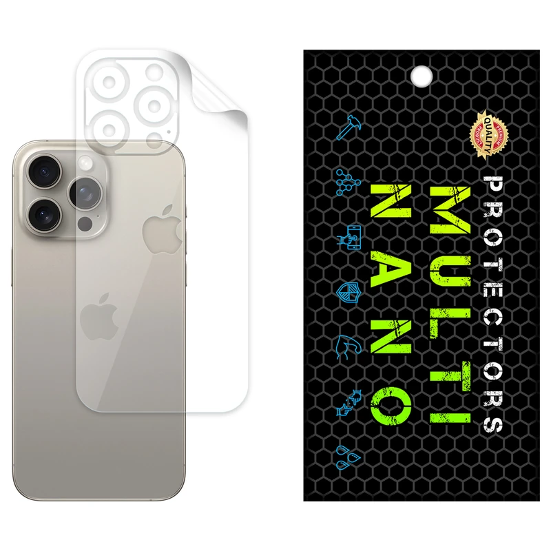 محافظ پشت گوشی هیدروژل مولتی نانو مدل X-F1T مناسب برای گوشی موبایل اپل iPhone 15 Pro Max