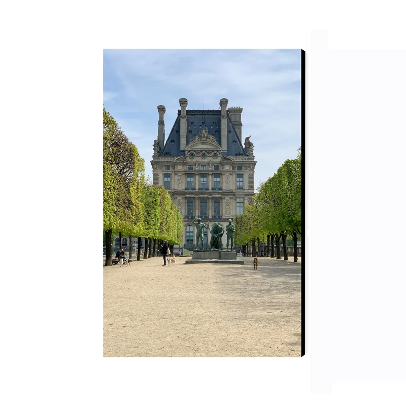 تابلو شاسی عرش طرح گردشگری فرانسه مدل باغ تویلری کد As5748