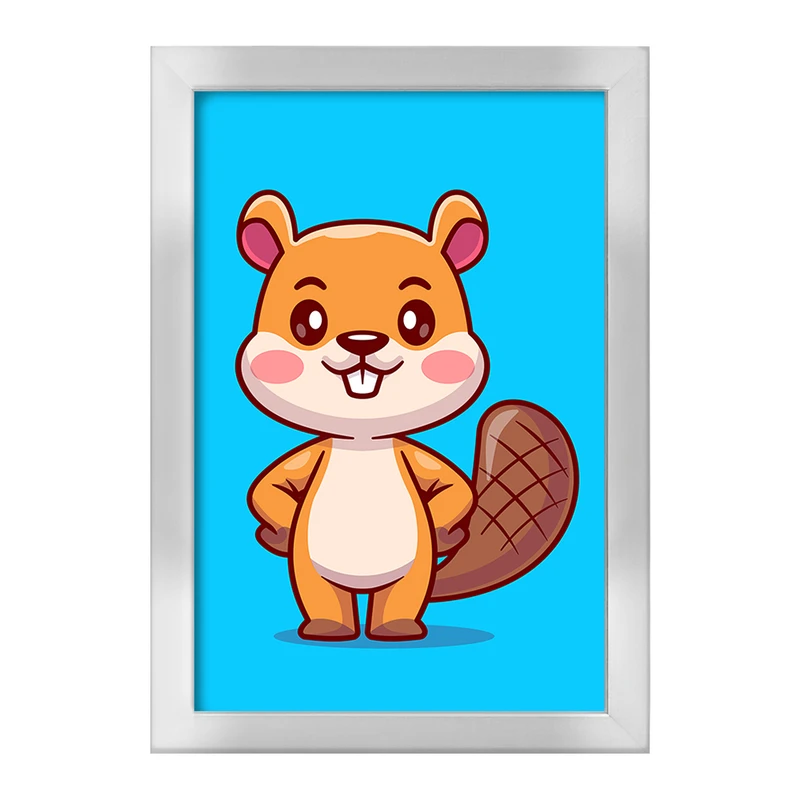 تابلو خندالو طرح حیوانات بامزه سمور کد 29671