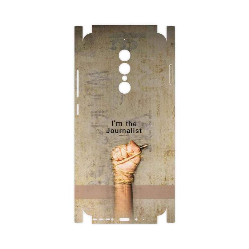 برچسب پوششی ماهوت مدل Journalist-FullSkin مناسب برای گوشی موبایل جی ال ایکس Shahin