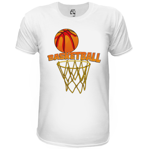 تی شرت آستین کوتاه مردانه اسد طرح بسکتبال مدل 117