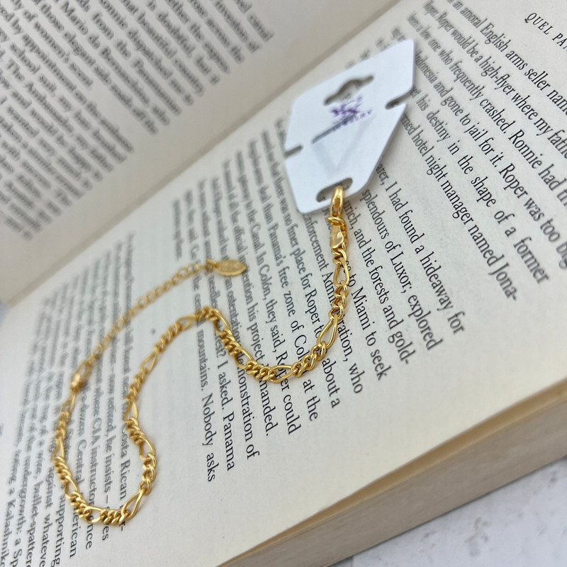 پابند زنانه وای اس ایکس مدل فیگارو کد A4513 پابند زنانه وای اس ایکس مدل فیگارو کد A4513