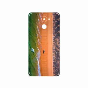 MAHOOT Beach and Green Sea Cover Sticker for Huawei Y7 Prime