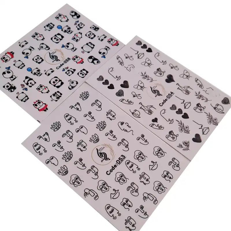 برچسب لنز ناخن مدل 02 مجموعه 3 عددی