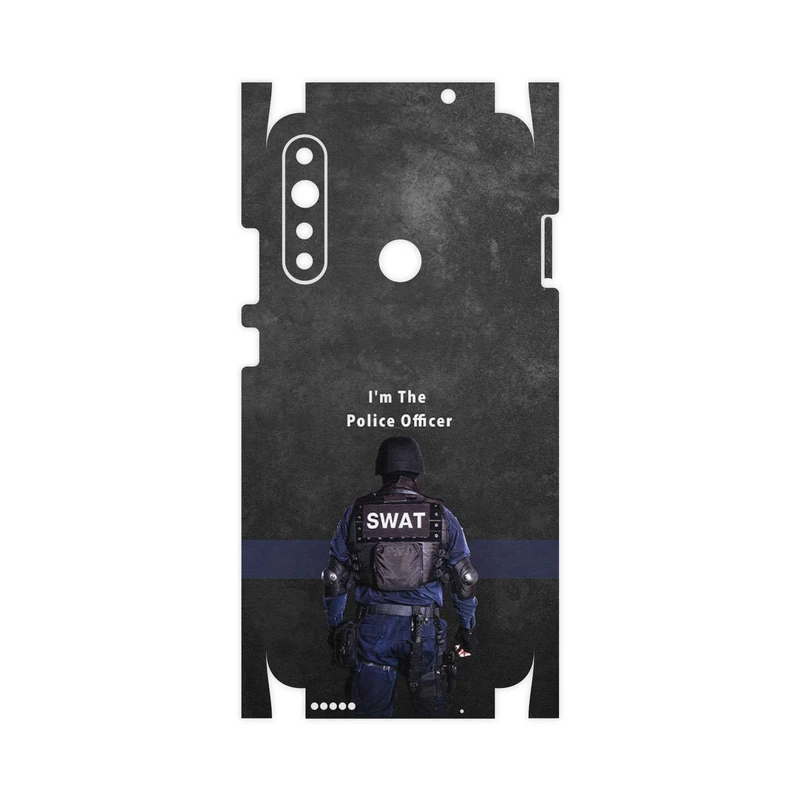 برچسب پوششی ماهوت مدل Police Officer-FullSkin مناسب برای گوشی موبایل جی پلاس P10 Plus