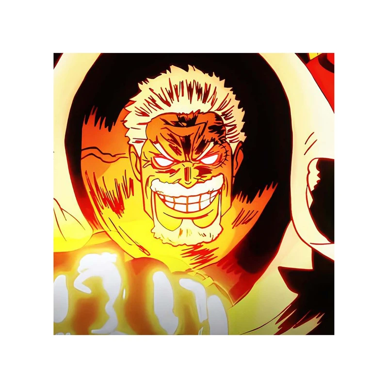 استیکر لپ تاپ و موبایل مدل انیمه طرح وان پیس مانکی دی گارپ One Piece Monkey D Garp کد 3688