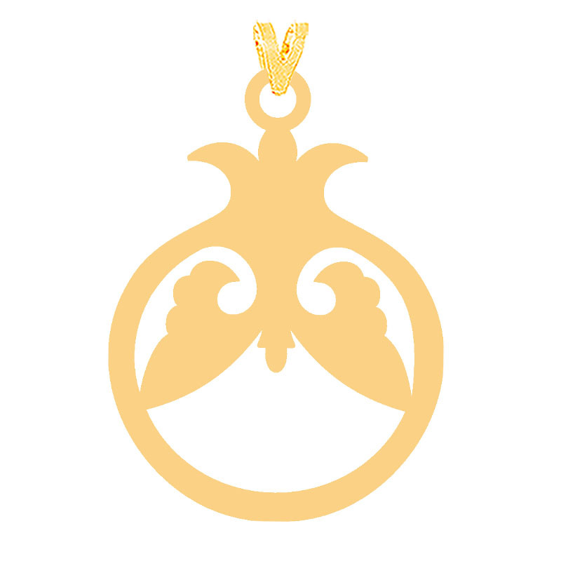 آویز گردنبند طلا 18 عیار زنانه کرابو مدل یلدا Kr31703