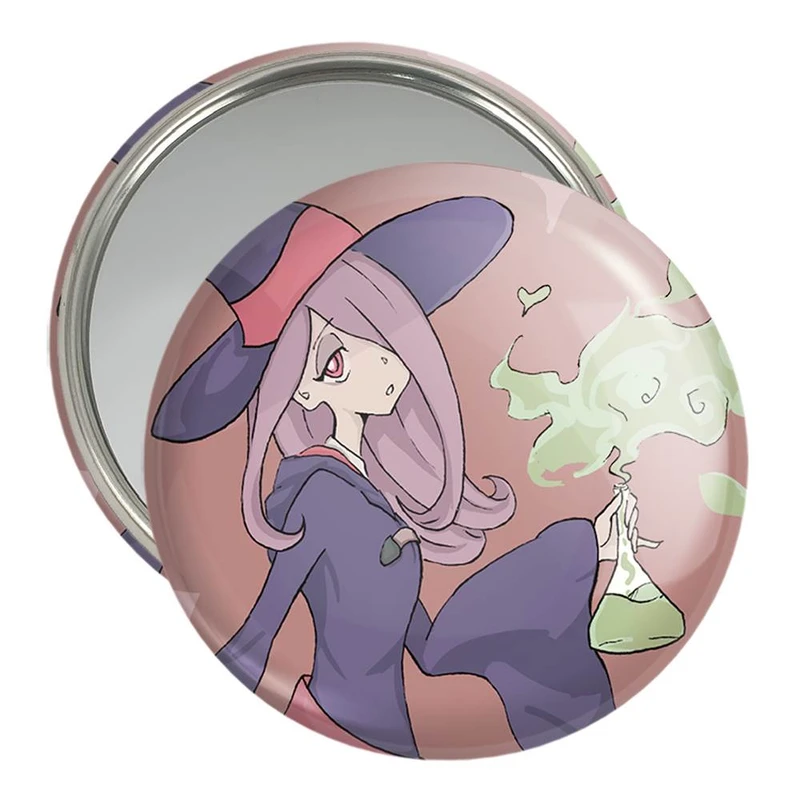 آینه جیبی خندالو مدل سوسی انیمه جادوگران کوچک Little Witch Academia  کد 22851