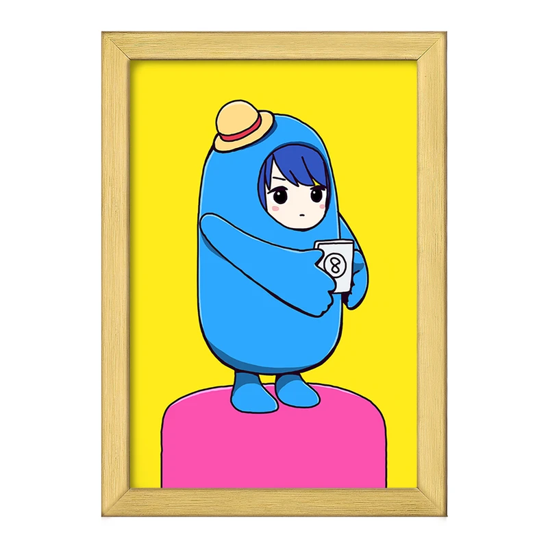 تابلو خندالو طرح بازی فال گایز (Fall Guys) کد 32805