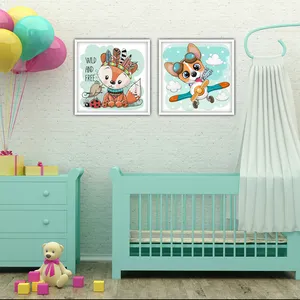 استیکر و تابلو کودک و نوزاد مدل N-110 مجموعه 2 عددی