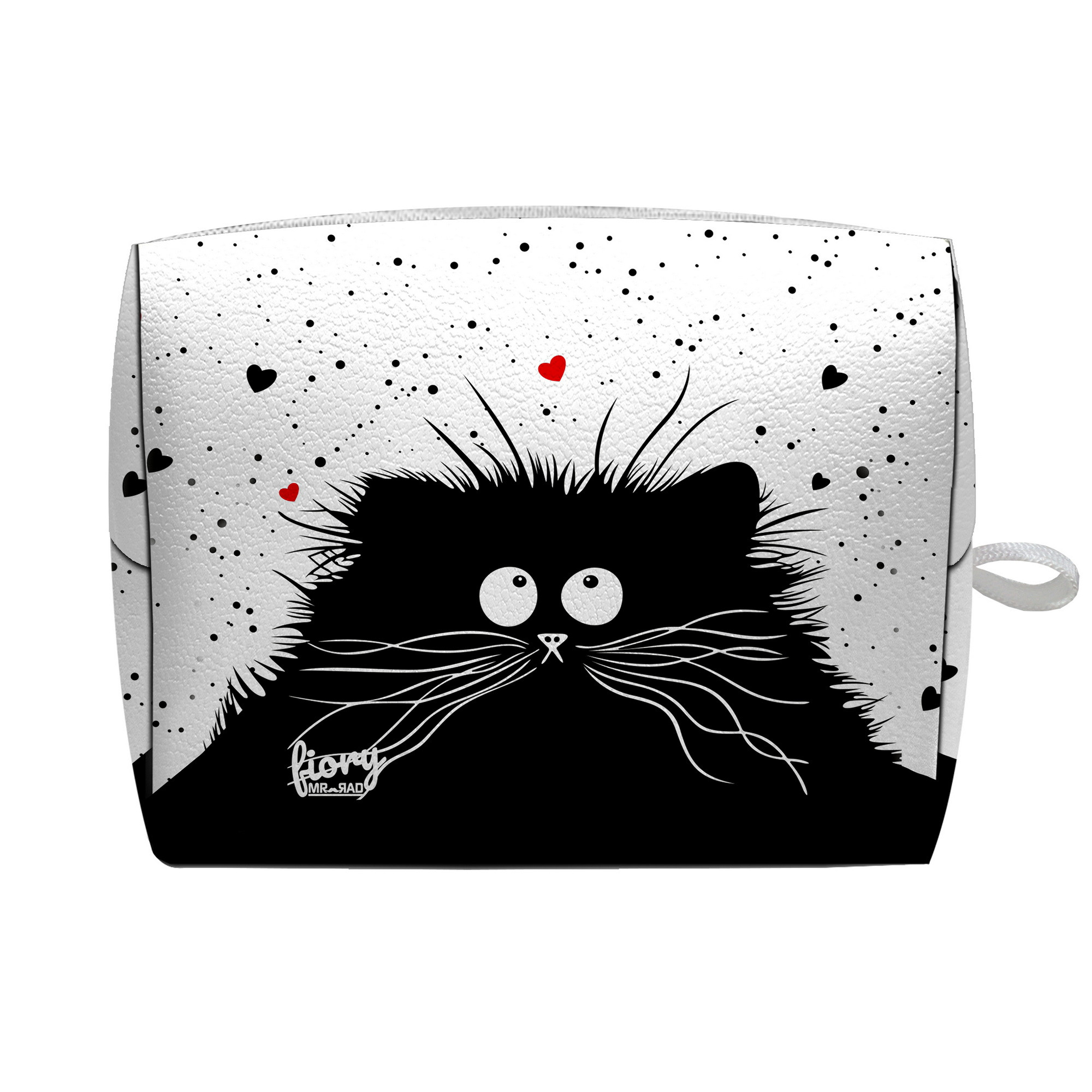 کیف نوار بهداشتی فیوری مدل گربه خپل طرح جِیمز کد 2373