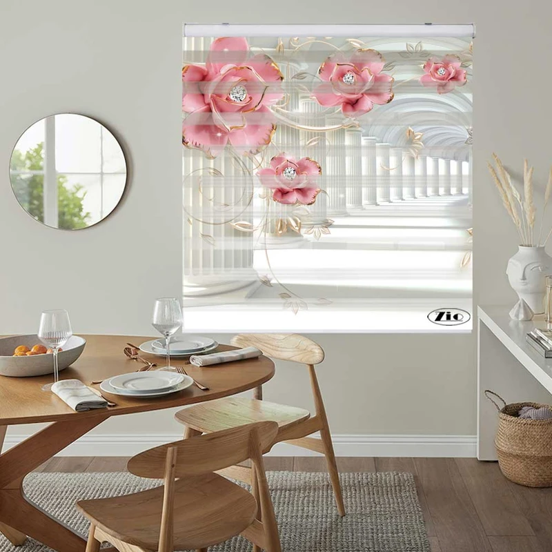 پرده زبرا زیو کد 3D1141 سایز 150x200 سانتی متر