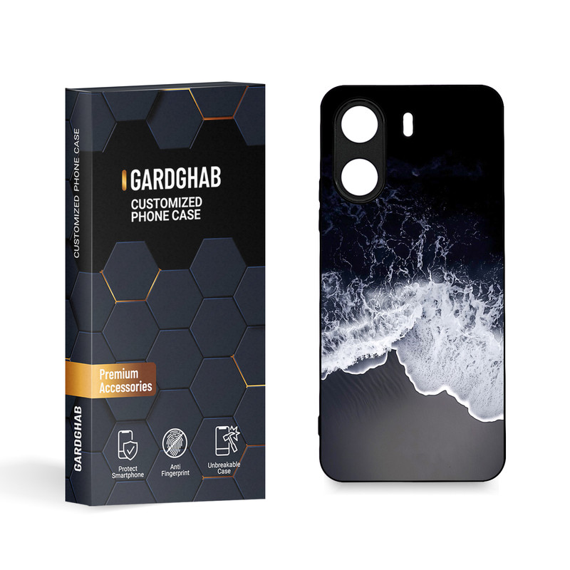 کاور گارد قاب مدل دورژله ای منظره و طبیعت مناسب برای گوشی موبایل شیائومی  Poco C65 / Redmi 13c