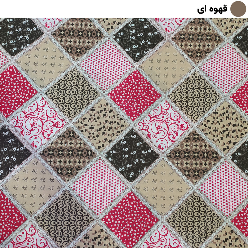 لحاف کرسی سندس مدل چهل تکه کد F971 سایز 300x300 سانتی متر لحاف کرسی سندس مدل چهل تکه کد F971 سایز 300x300 سانتی متر