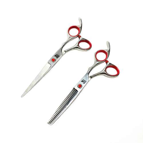 قیچی آرایشگاهی فینی مدل Alenzo به همراه قیچی پیتاژ