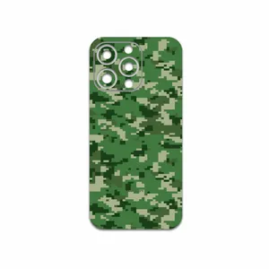 MAHOOT Army-Green-Pixel Cover Sticker for Apple iphone 13 Pro