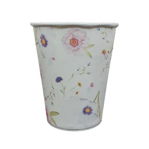 لیوان یکبار مصرف مدل کاغذی طرح گل بهاری بسته100 عددی