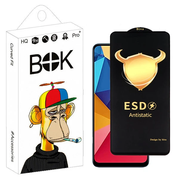 محافظ صفحه نمایش بوک مدل Biva Antistatic Pro مناسب برای گوشی موبایل شیائومی redmi note 12 4G / note 13 4G
