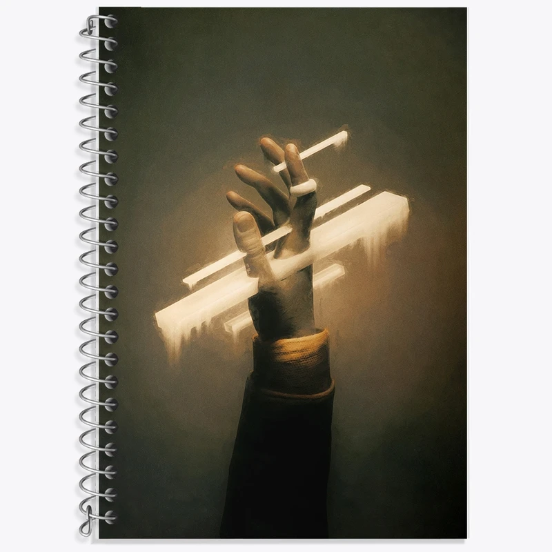 دفتر زبان 50 برگ خندالو مدل دو خط طرح مفهومی کد F525