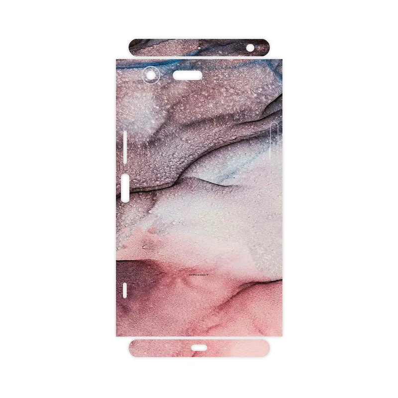 برچسب پوششی ماهوت مدل Smoky pink marble-FullSkin مناسب برای گوشی موبایل سونی Xperia XZ Premium