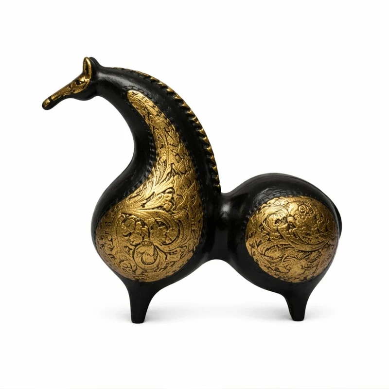 مجسمه مدل اسب نقش دکوری