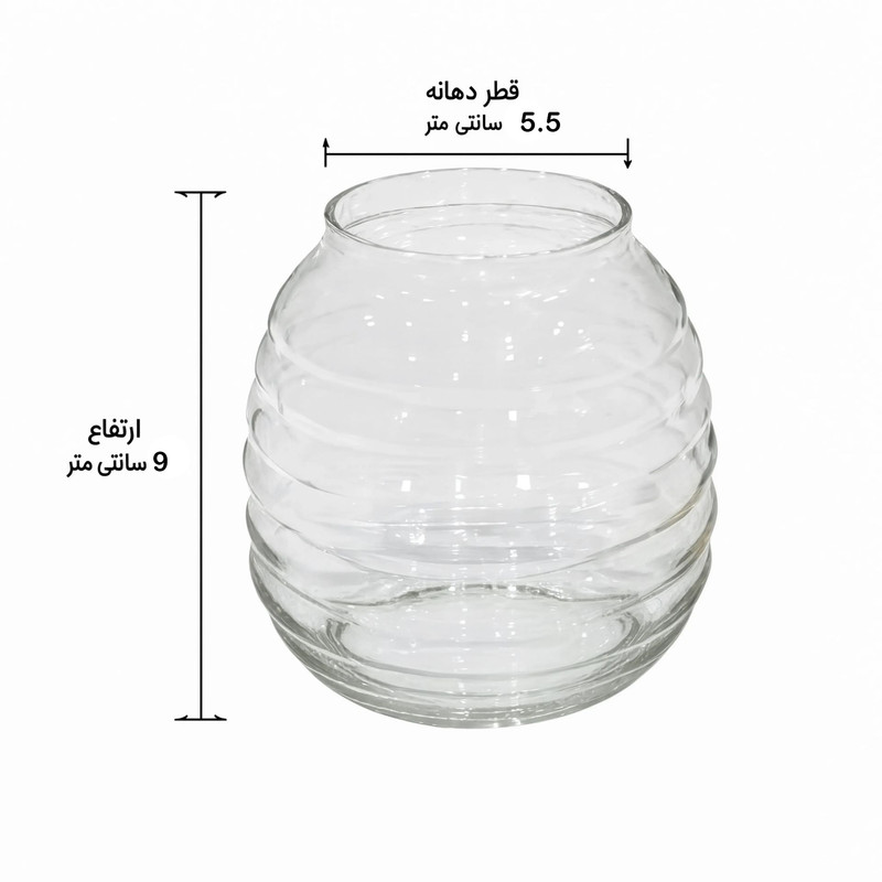 ظرف عسل مدل کندو به همراه قاشق