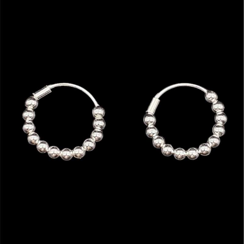 گوشواره نقره زنانه آی ام مدل دایره البرنادو گوشواره نقره زنانه آی ام مدل دایره البرنادو