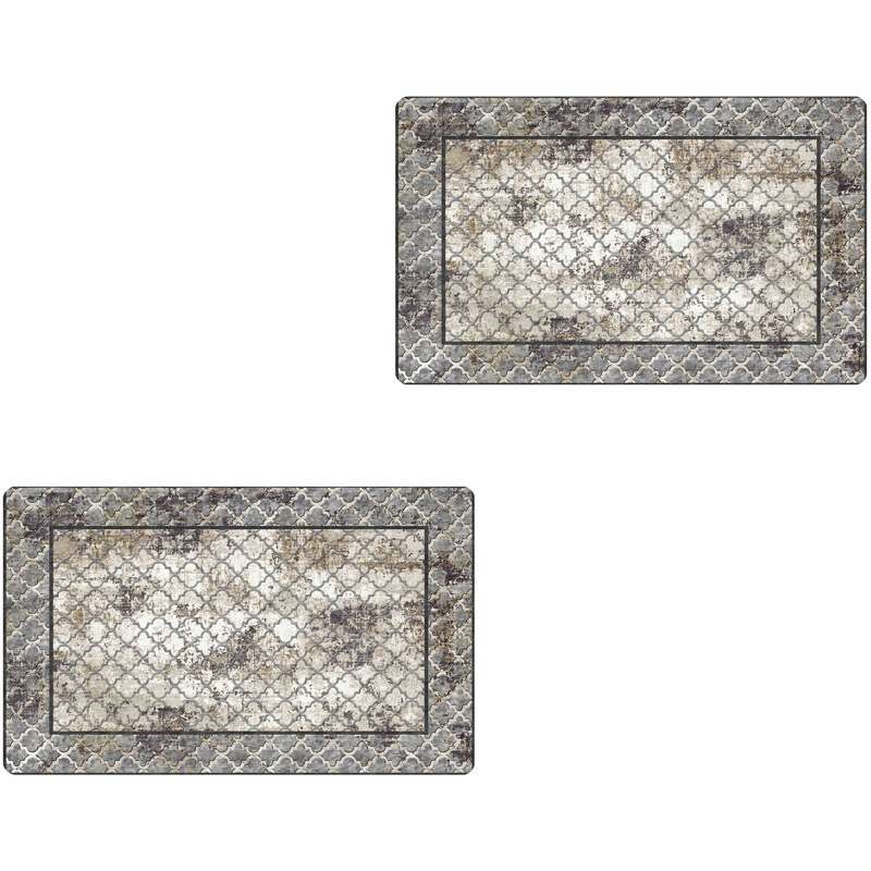 پادری مدل پتینه رویه مخمل طرح ترک کد D.250 مجموعه دو عددی