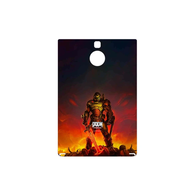 برچسب پوششی ماهوت مدل DOOM Game Series مناسب برای گوشی موبایل بلک بری Passport Silver Edition